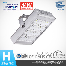 Luz de túnel LED de 160W con certificaciones CE/RoHS/CB/GS/SAA